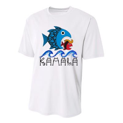 Kamala Fish Eat Fish Performance Sprint T-Shirt