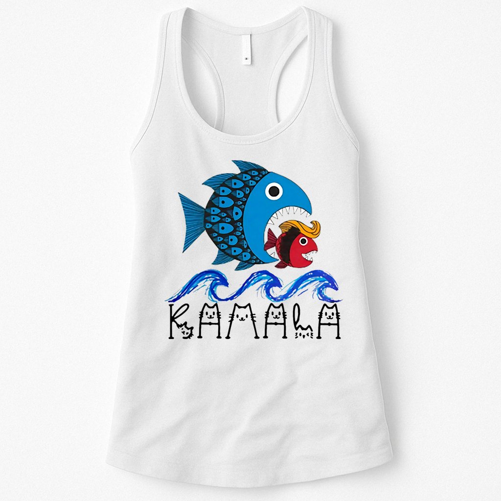 Kamala Fish Eat Fish Womens Tank Top
