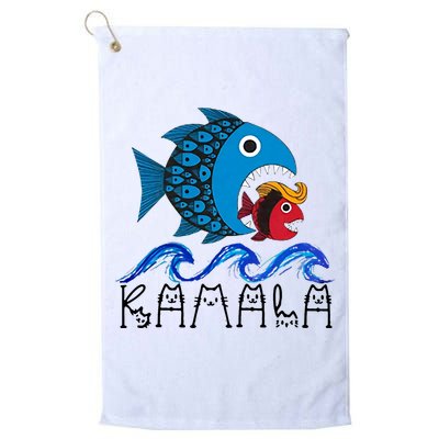 Kamala Fish Eat Fish Golf Towel