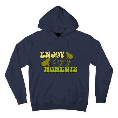 Kawaii Frog Enjoy Every Moments Gift Tall Hoodie