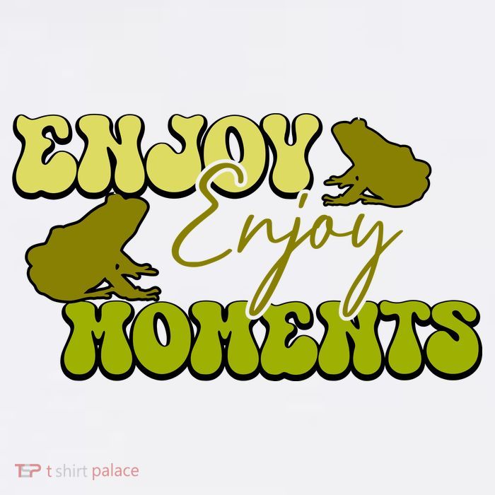 Kawaii Frog Enjoy Every Moments Gift Tall T-Shirt