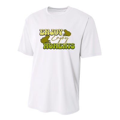 Kawaii Frog Enjoy Every Moments Gift Performance Sprint T-Shirt