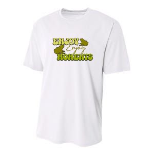 Kawaii Frog Enjoy Every Moments Gift Youth Performance Sprint T-Shirt