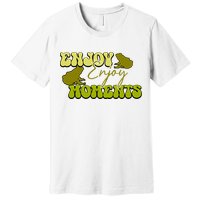 Kawaii Frog Enjoy Every Moments Gift Premium T-Shirt