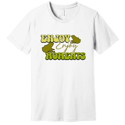 Kawaii Frog Enjoy Every Moments Gift Premium T-Shirt