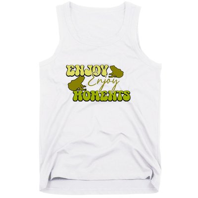 Kawaii Frog Enjoy Every Moments Gift Tank Top