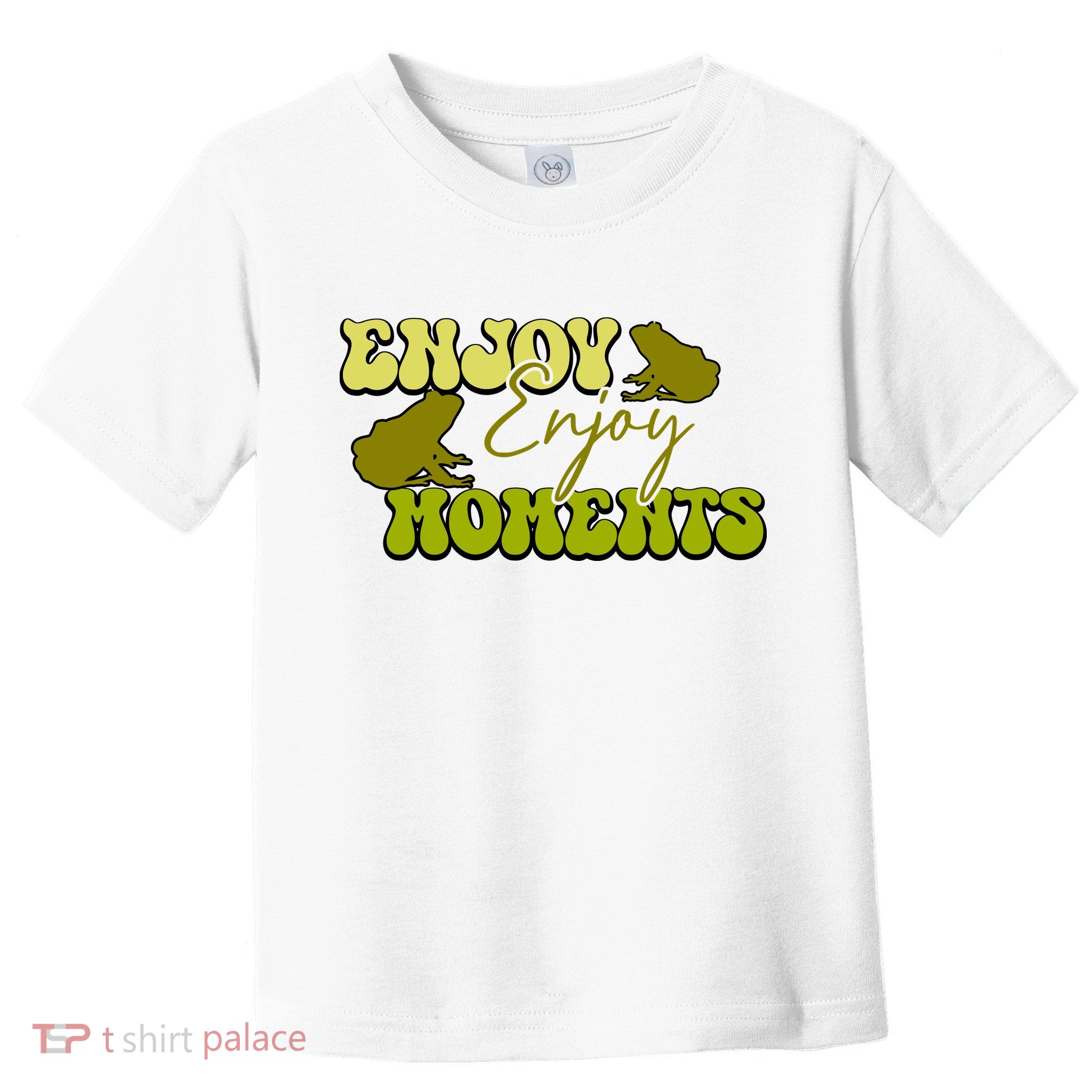 Kawaii Frog Enjoy Every Moments Gift Toddler T-Shirt