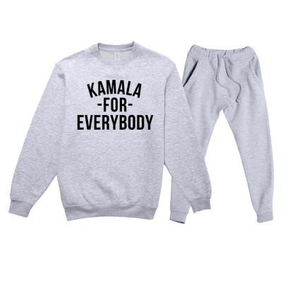 Kamala For Everybody Premium Crewneck Sweatsuit Set