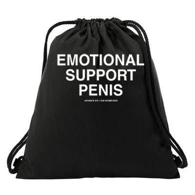 Kevin Flynn Emotional Support Penis Assholes Live Forever Drawstring Bag