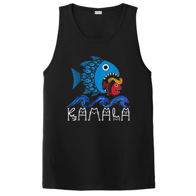 Kamala Fish Eat Fish Funny Trump Fish Hair Costume Ideas PosiCharge Competitor Tank