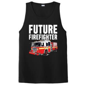 Kids Future Firefighter Fire Truck Theme Birthday Boy PosiCharge Competitor Tank