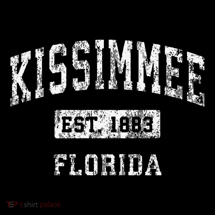 Kissimmee Florida Fl Vintage Established Flatbill Hat