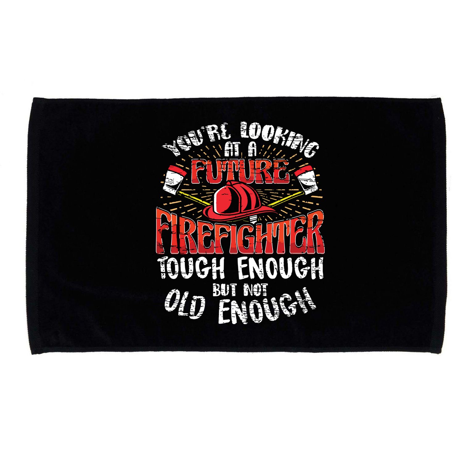 Kids Future Firefighter Kids Boy Men Funny Microfiber Hand Towel