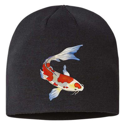 Koi Fish Funny Japanese Chinese Carp Breeder Women Gifts Sustainable Beanie