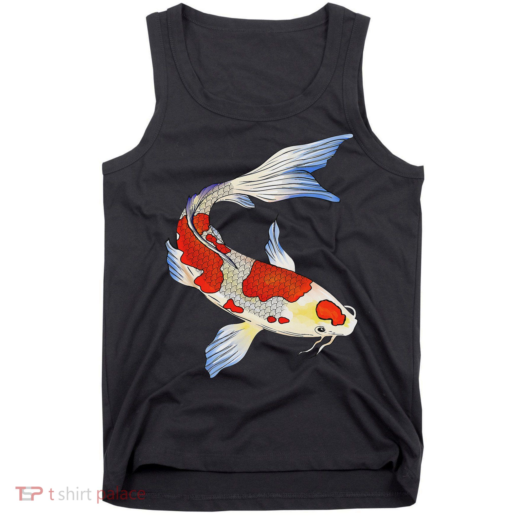 Koi Fish Funny Japanese Chinese Carp Breeder Women Gifts Tank Top