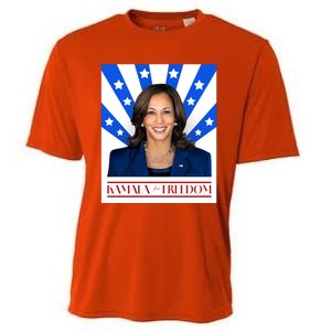 Kamala For Freedom 2024 Madam Vice President Gift Cooling Performance Crew T-Shirt