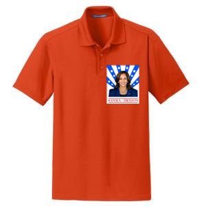 Kamala For Freedom 2024 Madam Vice President Gift Dry Zone Grid Polo