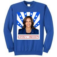 Kamala For Freedom 2024 Madam Vice President Gift Tall Sweatshirt