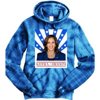 Kamala For Freedom 2024 Madam Vice President Gift Tie Dye Hoodie