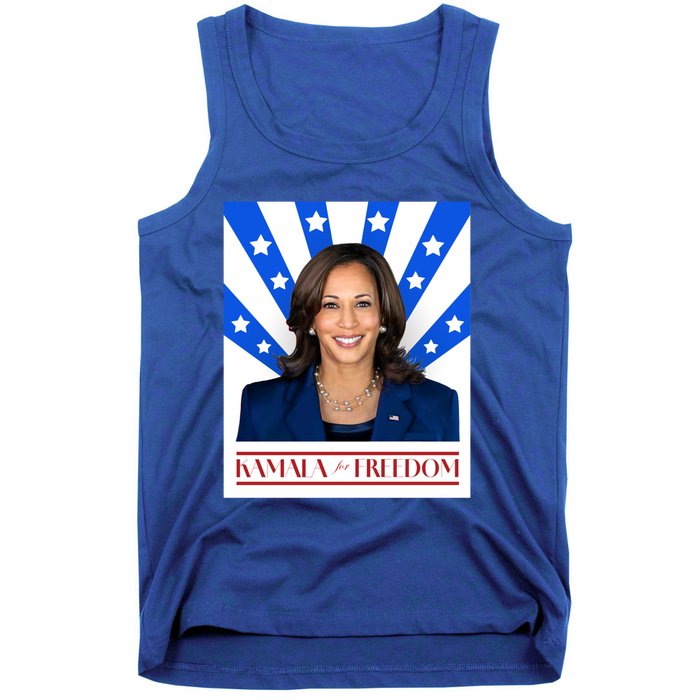 Kamala For Freedom 2024 Madam Vice President Gift Tank Top