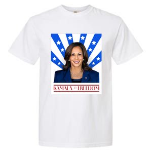 Kamala For Freedom 2024 Madam Vice President Gift Garment-Dyed Heavyweight T-Shirt