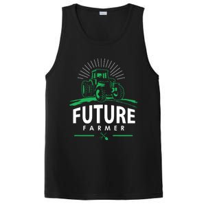 Kids Future Farmer Kids Boy Girl Rural Tractor Farm Tee PosiCharge Competitor Tank