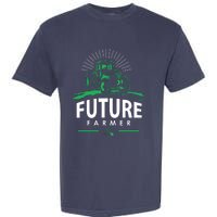 Kids Future Farmer Kids Boy Girl Rural Tractor Farm Tee Garment-Dyed Heavyweight T-Shirt