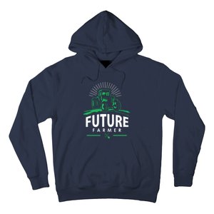 Kids Future Farmer Kids Boy Girl Rural Tractor Farm Tee Hoodie