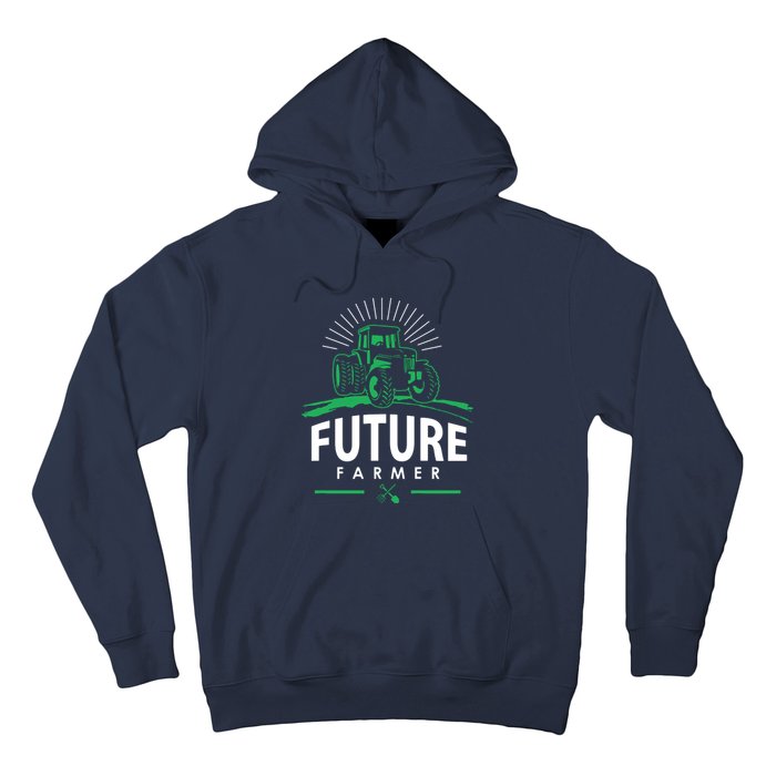 Kids Future Farmer Kids Boy Girl Rural Tractor Farm Tee Hoodie