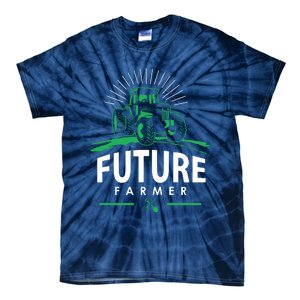 Kids Future Farmer Kids Boy Girl Rural Tractor Farm Tee Tie-Dye T-Shirt