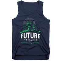 Kids Future Farmer Kids Boy Girl Rural Tractor Farm Tee Tank Top