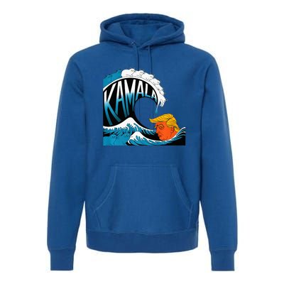 KamalaS Feline Force A Wave Trump CanT Escape Premium Premium Hoodie