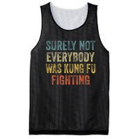 Kung Fu Fighting Surely Not Everyone Was Kung Fu Fighting Mesh Reversible Basketball Jersey Tank