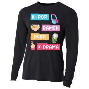 KPop Fashion For Fans Of Korean KDrama KPop Merchandise Cooling Performance Long Sleeve Crew