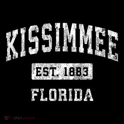 Kissimmee Florida Fl Vintage Established Sports T-Shirt