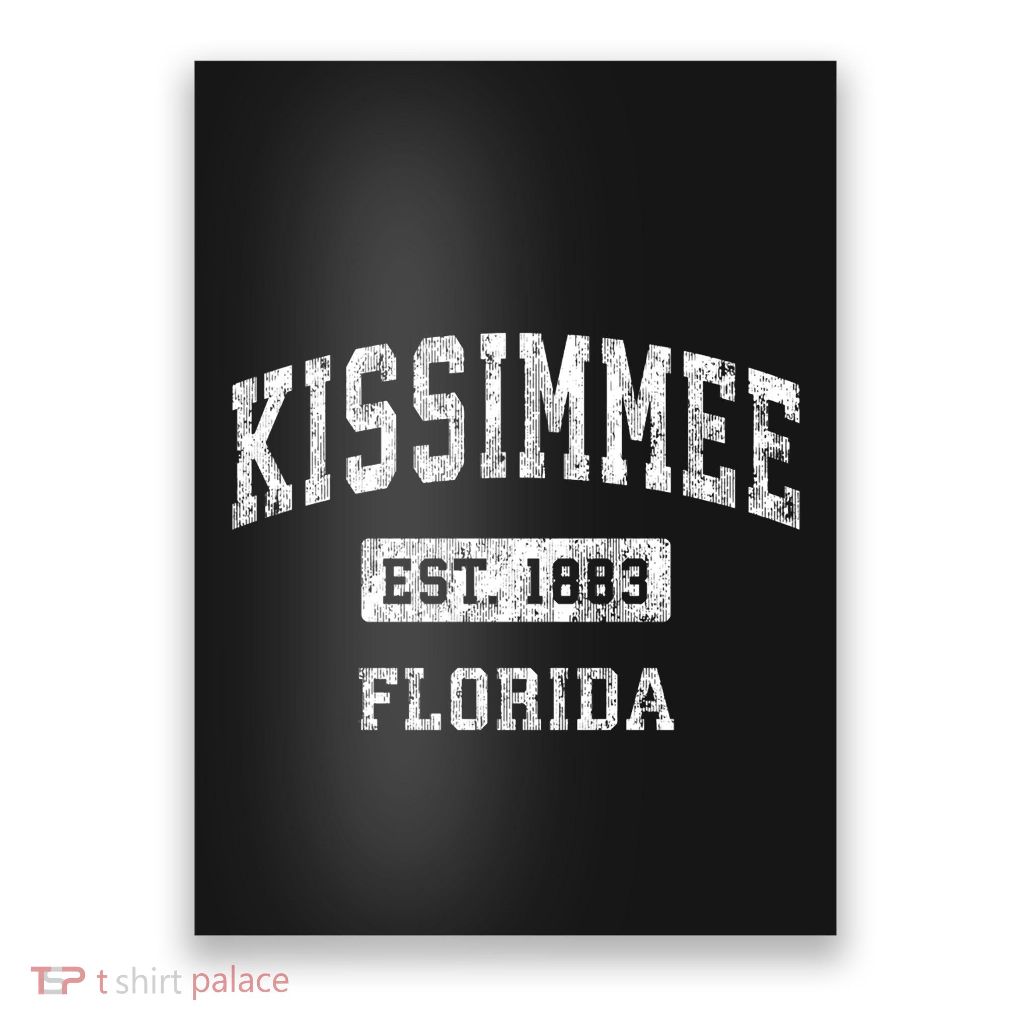 Kissimmee Florida Fl Vintage Established Sports Poster