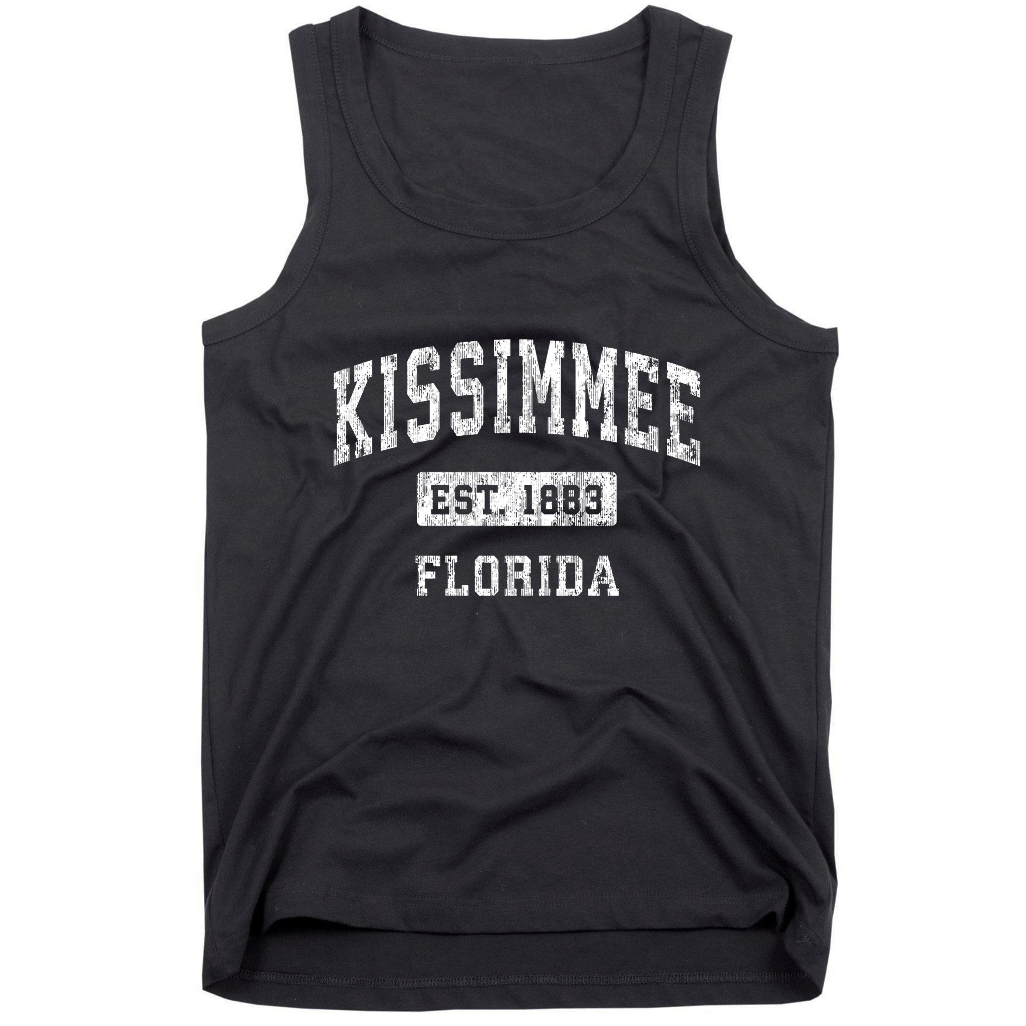 Kissimmee Florida Fl Vintage Established Sports Tank Top