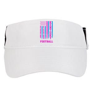 Kentucky Football Fan American Flag Adult Drive Performance Visor