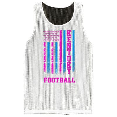 Kentucky Football Fan American Flag Mesh Reversible Basketball Jersey Tank