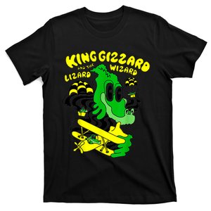 King Funny Gizzard The Lizard Gift Wizard T-Shirt