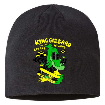 King Funny Gizzard The Lizard Gift Wizard Sustainable Beanie