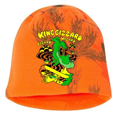 King Funny Gizzard The Lizard Gift Wizard Kati - Camo Knit Beanie