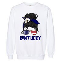 Kentucky For Girl Kentucky Proud State Flag Garment-Dyed Sweatshirt