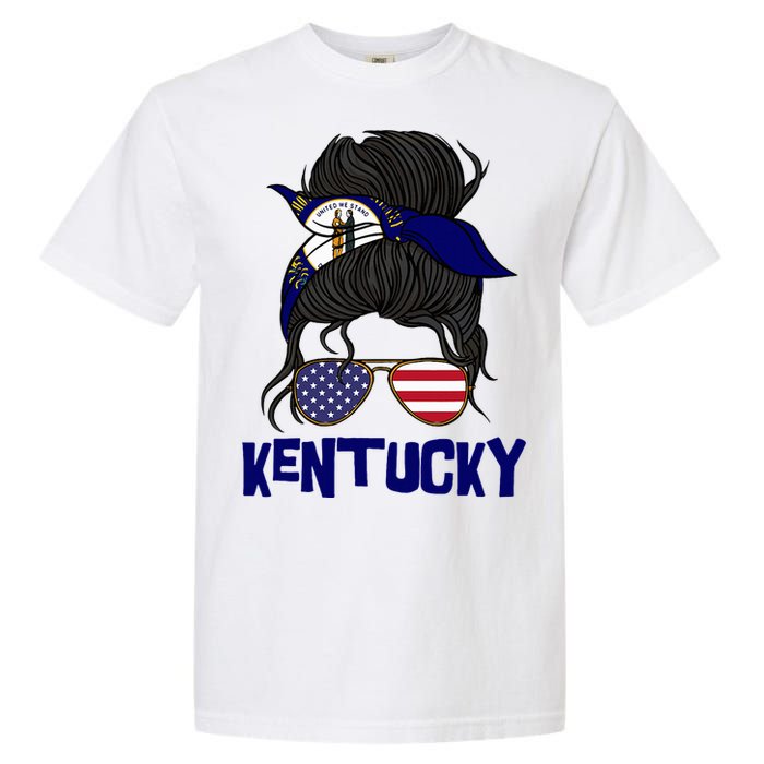 Kentucky For Girl Kentucky Proud State Flag Garment-Dyed Heavyweight T-Shirt