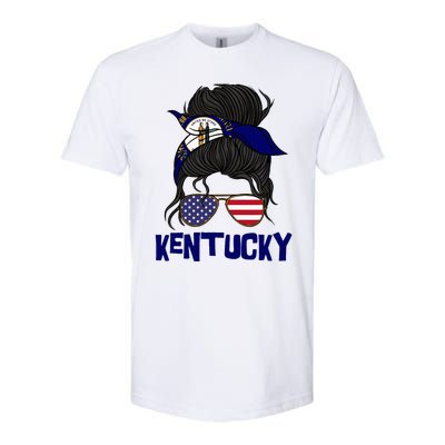 Kentucky For Girl Kentucky Proud State Flag Softstyle CVC T-Shirt