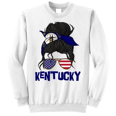 Kentucky For Girl Kentucky Proud State Flag Sweatshirt