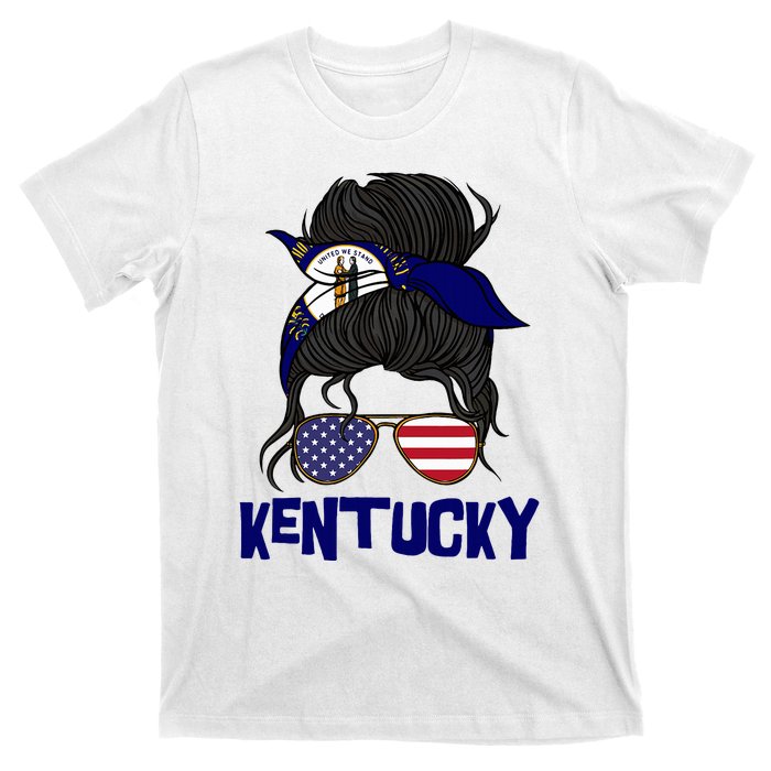 Kentucky For Girl Kentucky Proud State Flag T-Shirt