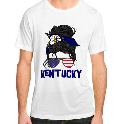 Kentucky For Girl Kentucky Proud State Flag Adult ChromaSoft Performance T-Shirt