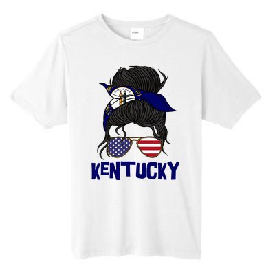 Kentucky For Girl Kentucky Proud State Flag Tall Fusion ChromaSoft Performance T-Shirt