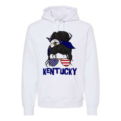 Kentucky For Girl Kentucky Proud State Flag Premium Hoodie